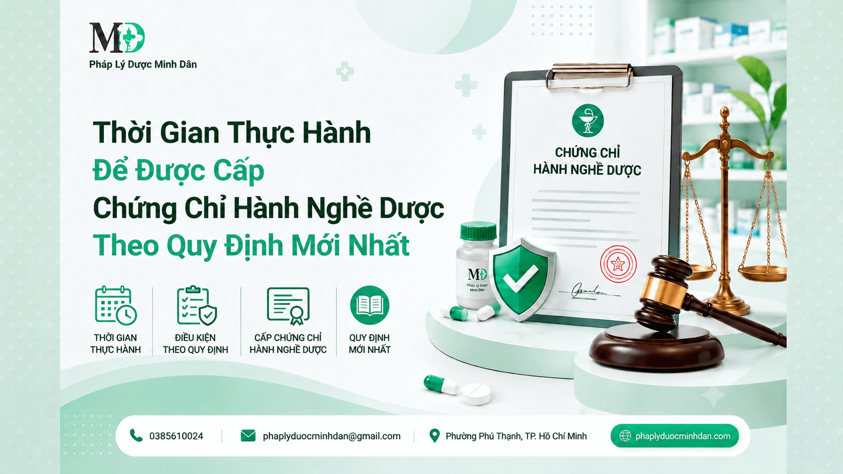 Thời Gian Thực Hành Để Được Cấp Chứng Chỉ Hành Nghề Dược Theo Quy Định Mới Nhất