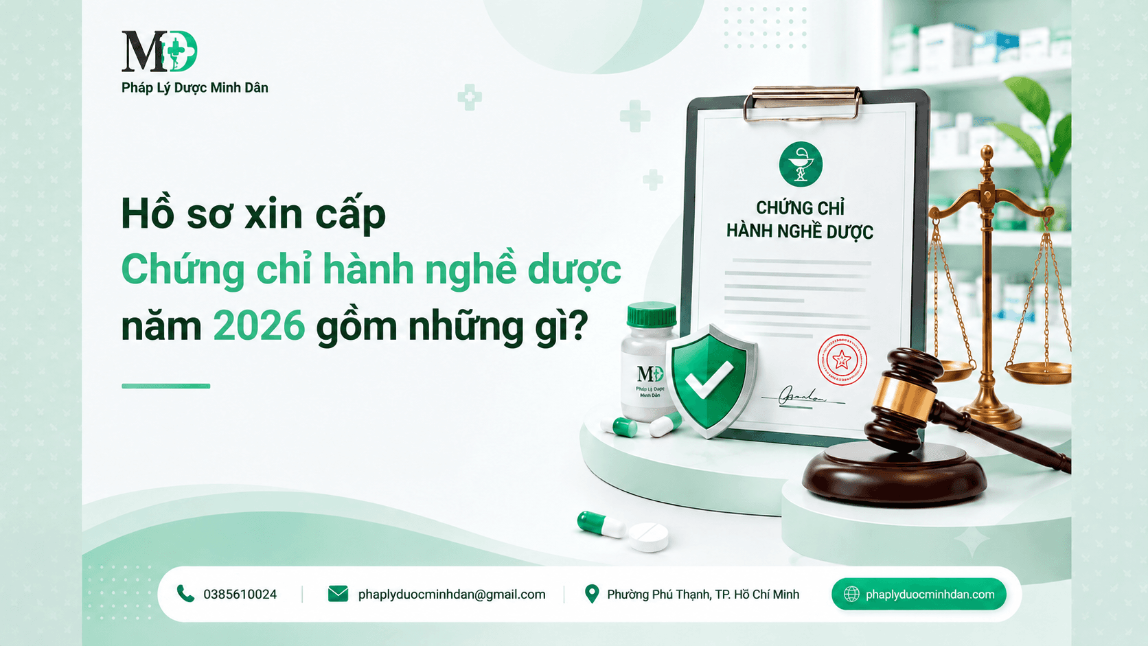 Hồ sơ xin cấp Chứng chỉ hành nghề dược năm 2026 mới nhất | Hướng dẫn chi tiết